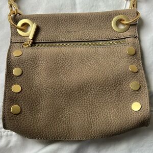 NWT HAMMITT TOYN BAG. Grey Natural/Brushed Gold